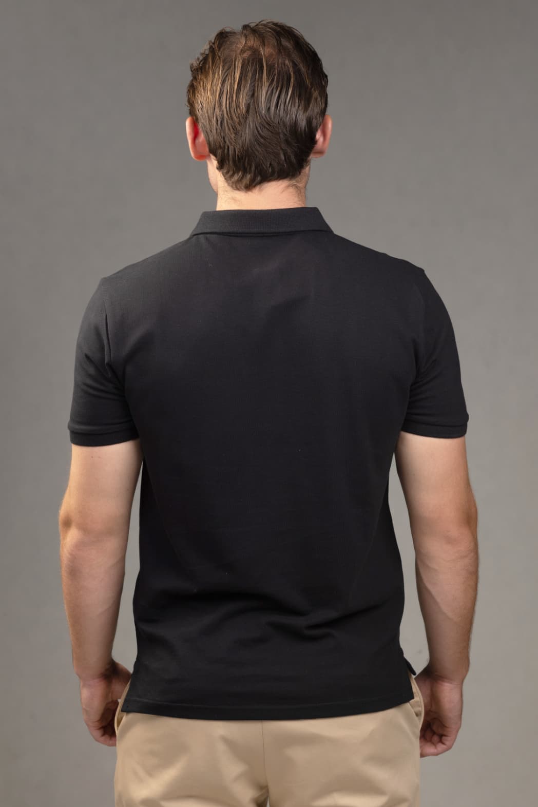 Polo Slim fit Shirt in Black