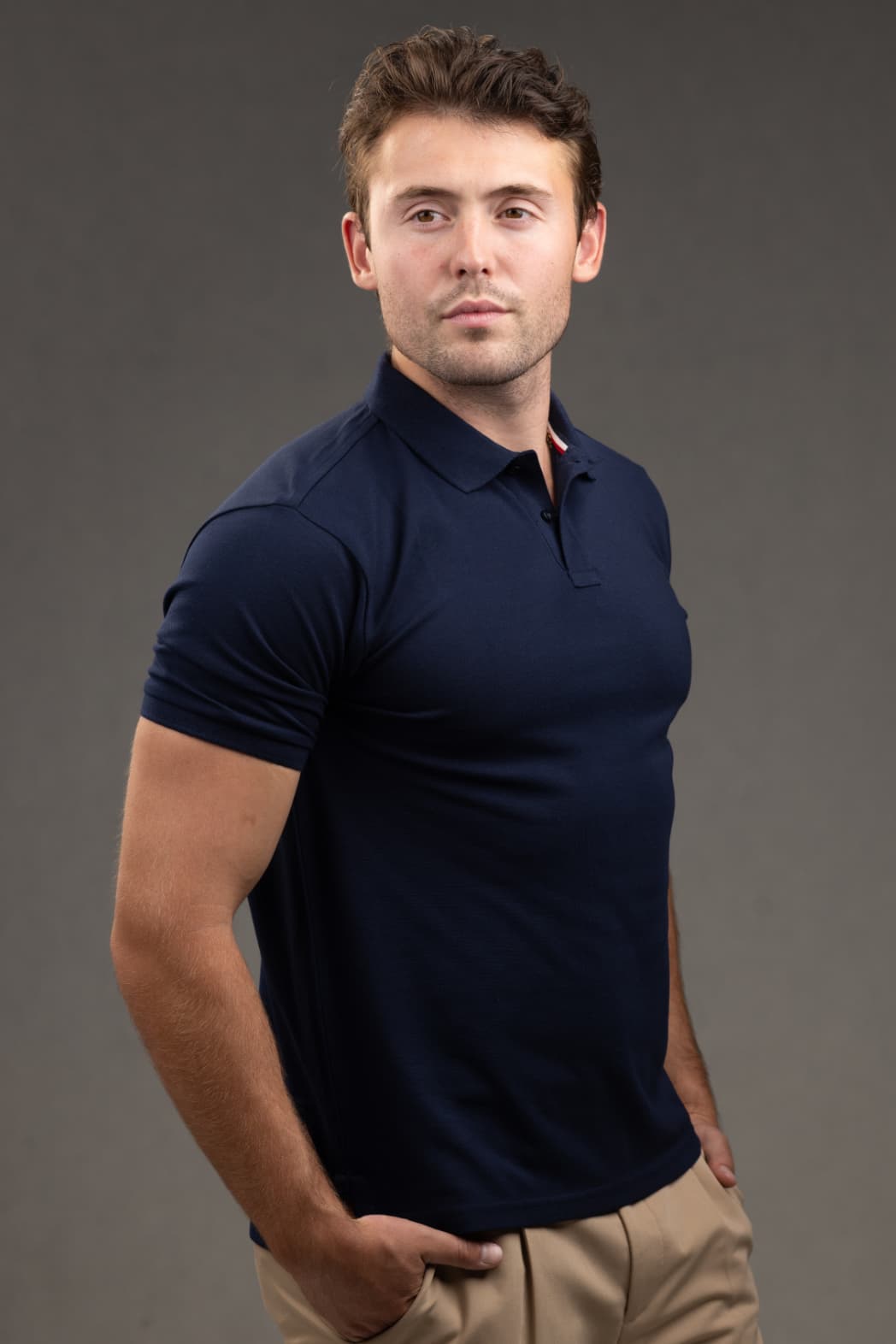 Polo Slim fit Shirt in Navy