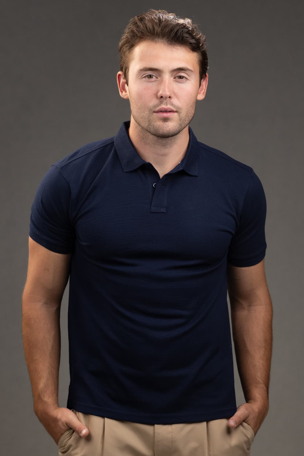 Polo Slim fit Shirt in Navy
