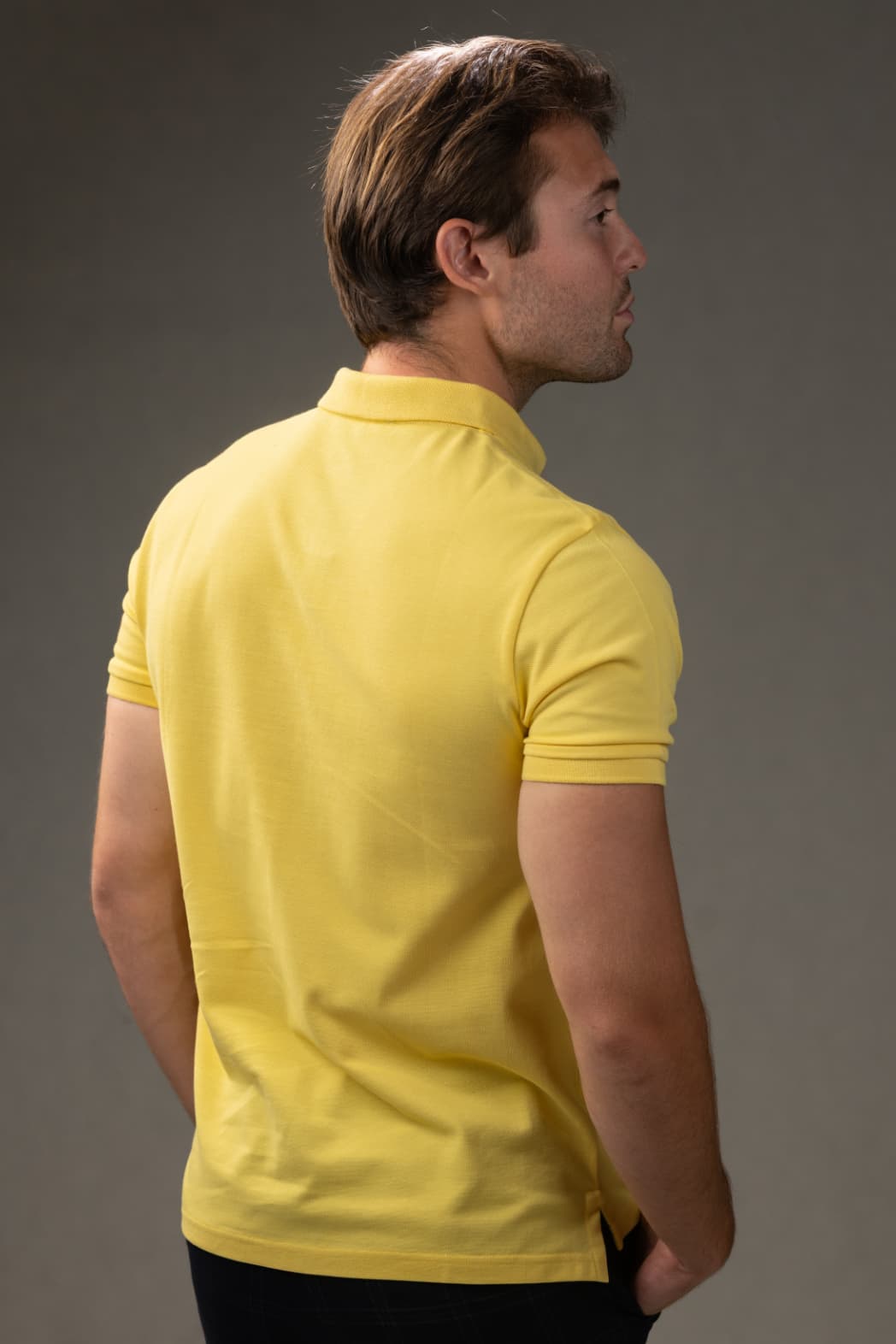 Polo Slim fit Shirt in Yellow