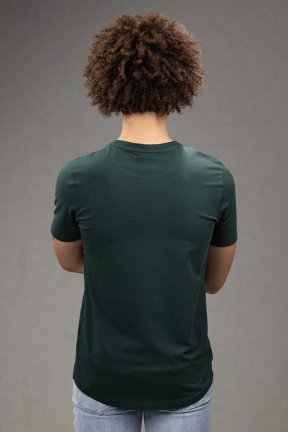 Crew Neck Slim fit T-Shirt in Green