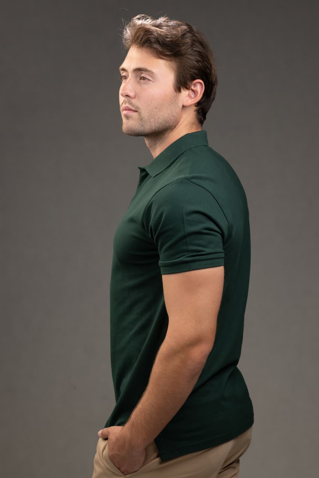 Polo Slim fit Shirt in Green