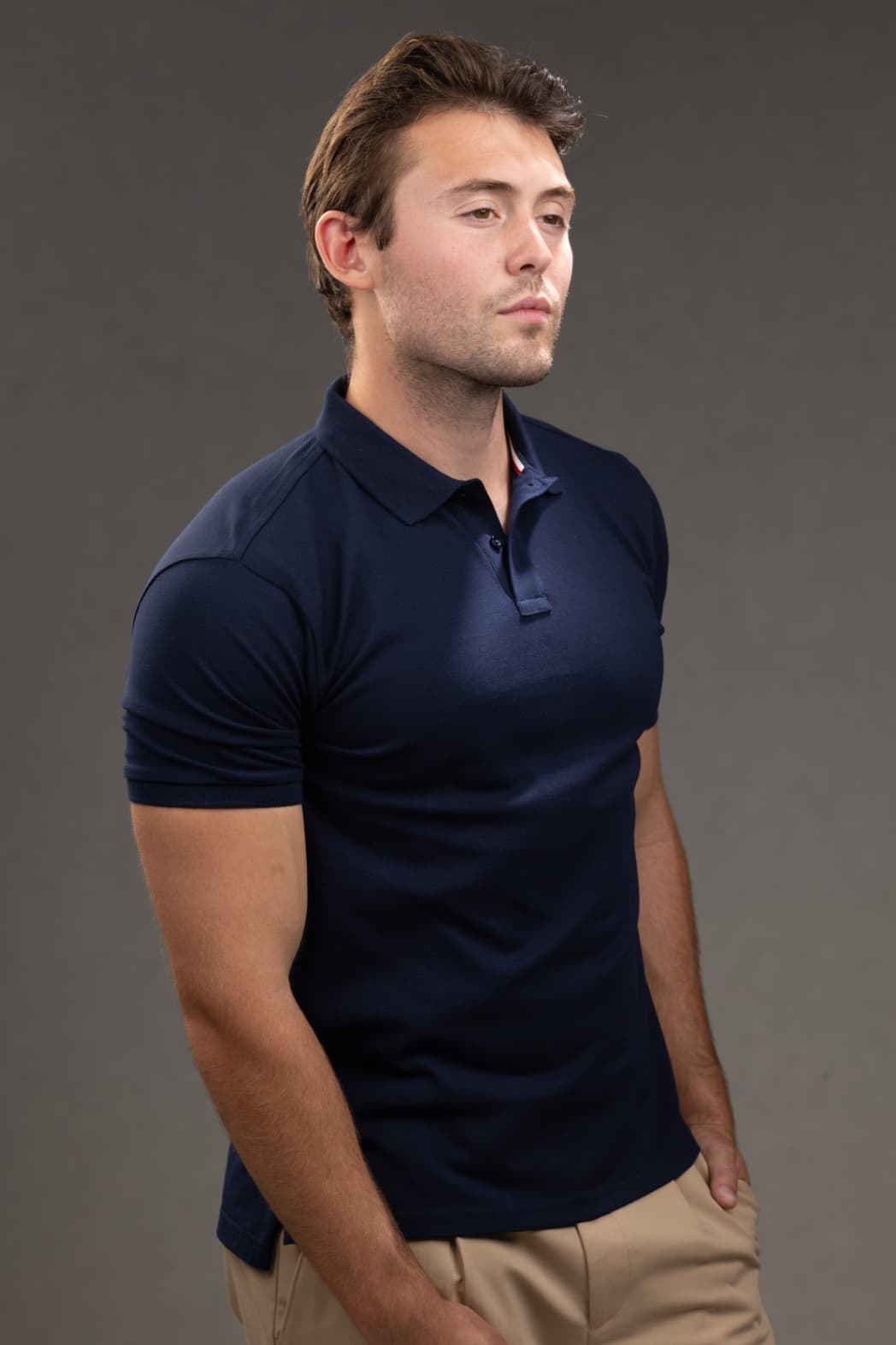 Polo Slim fit Shirt in Navy
