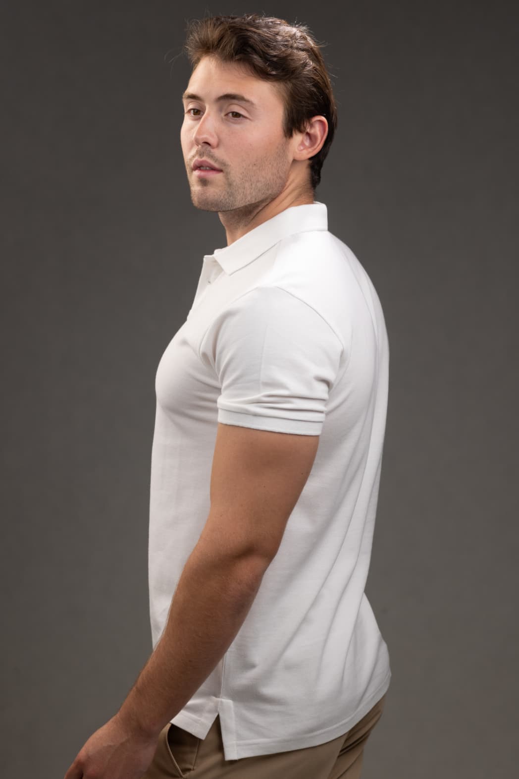 Polo Slim fit Shirt in White