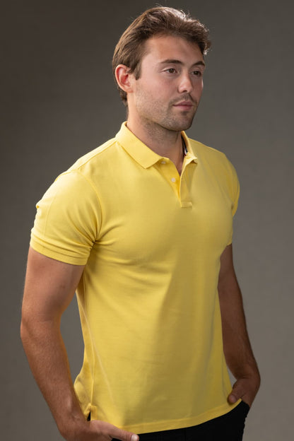 Polo Slim fit Shirt in Yellow